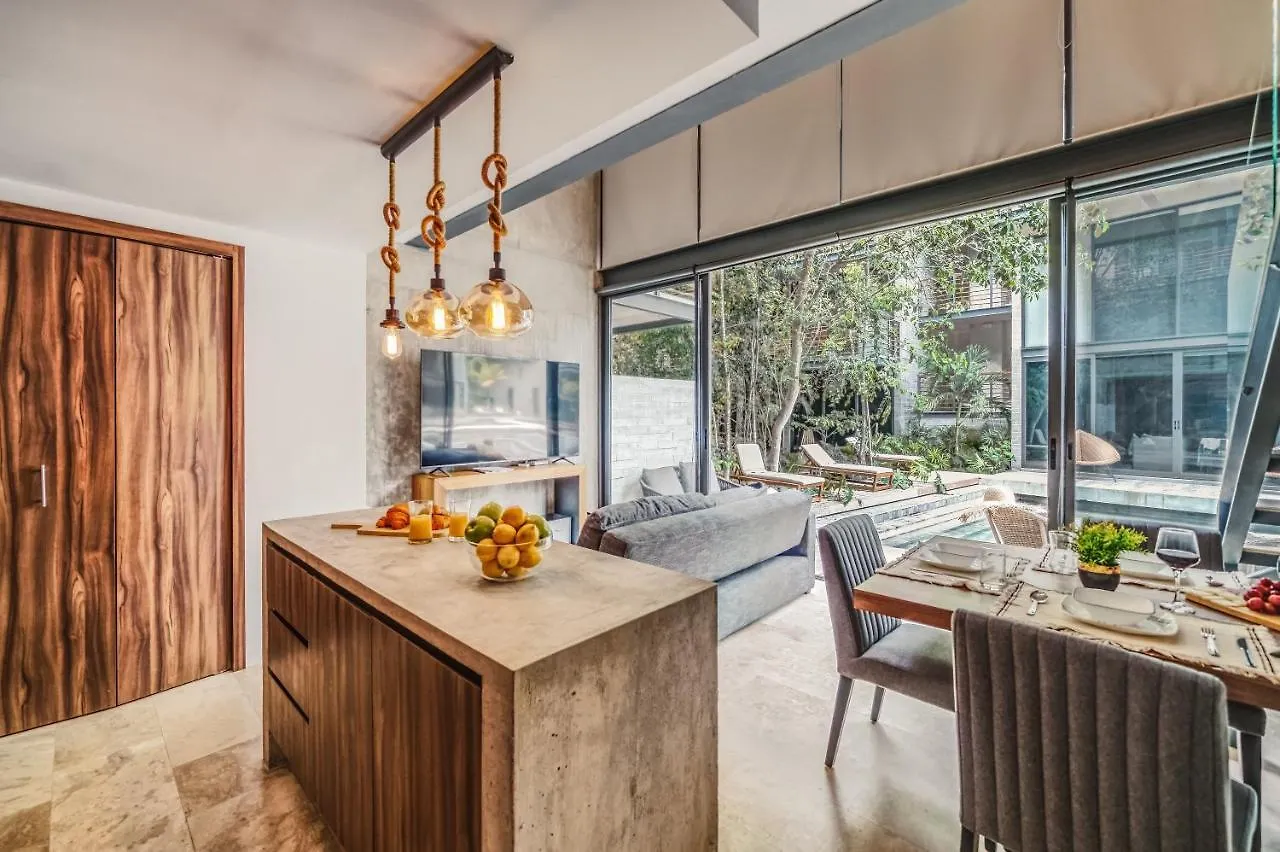 Incredible 1Br Swim Up With Private Cenote And Big Gym Apartment Tulum